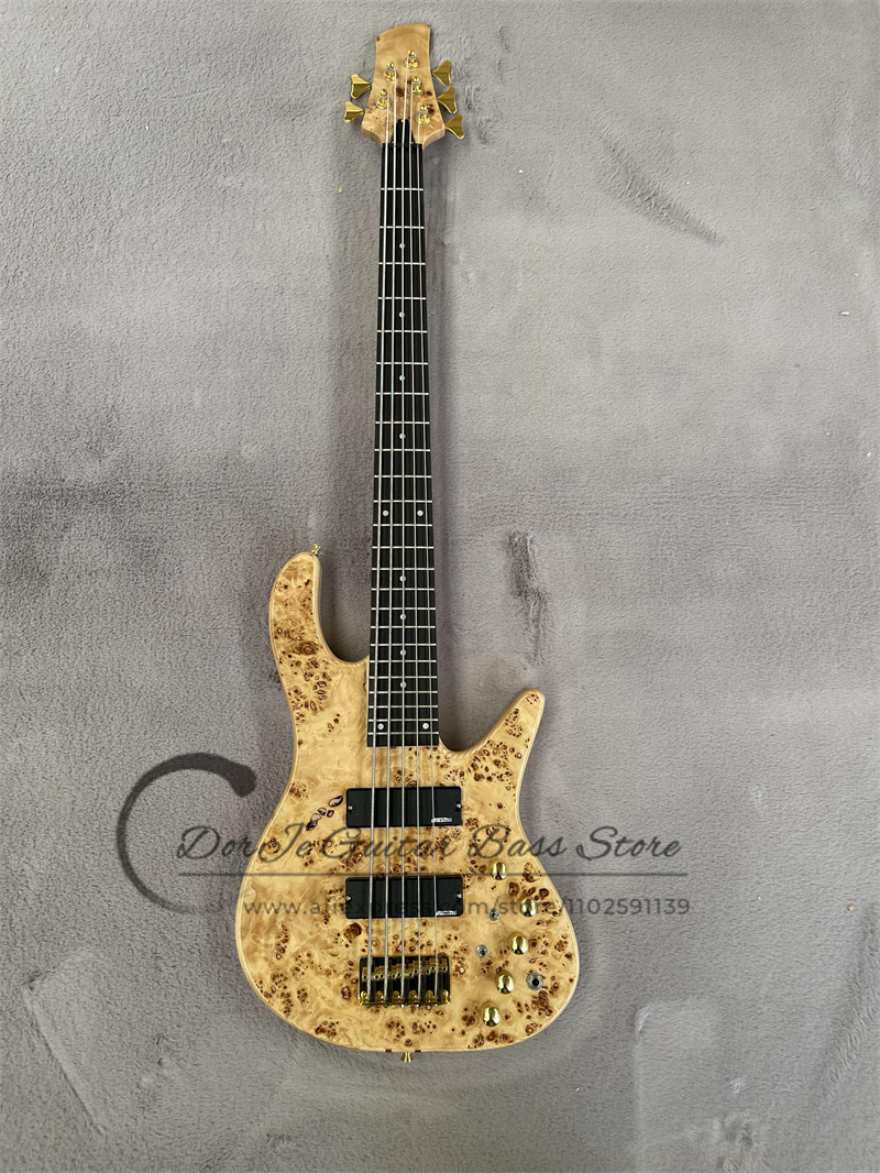 Bass Guitar Fretless - 5 senar gitar Bass Fode Bass