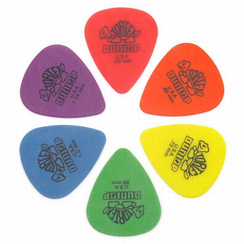 Acoustic Guitar Dreadnought - 10 buah Dunlop pick gitar elektrik,