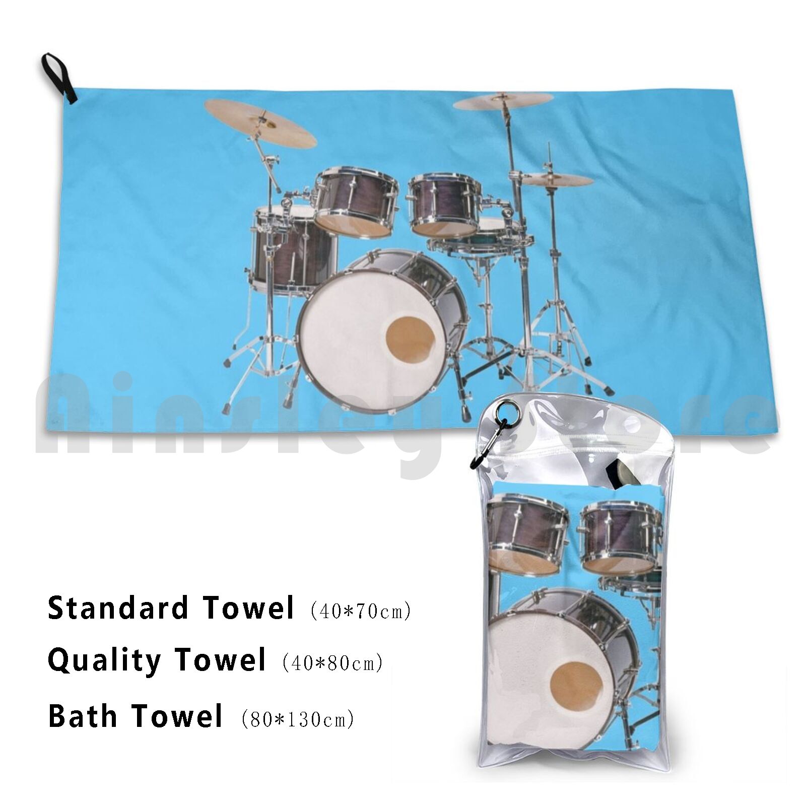 Musical Instrument Images - Ilustrasi Drum Handuk Mandi Bantal Pantai