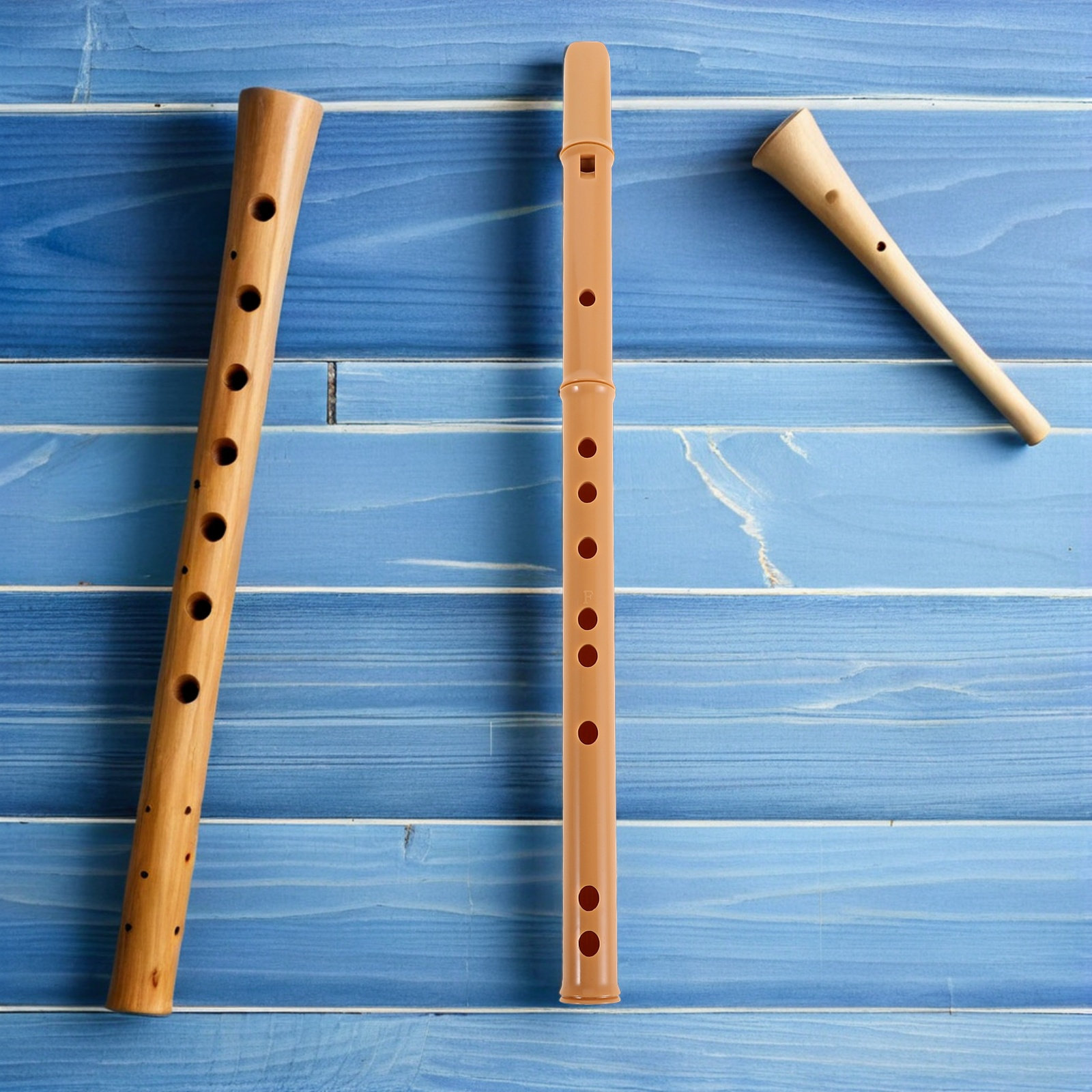 Musical Instrument A Recorder - Seruling Rekorder Resin Tiga Bagian dengan