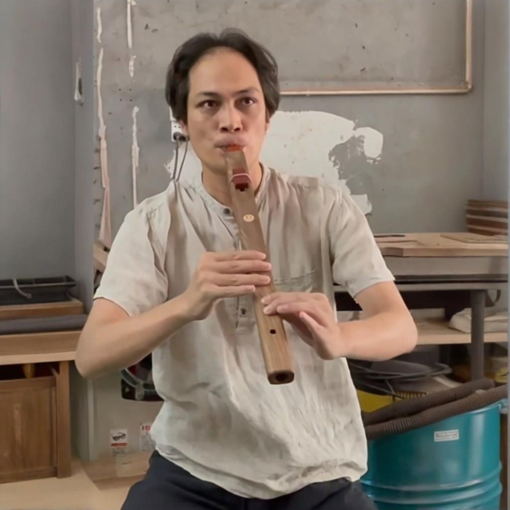 Musical Instrument A Recorder - Seruling Kayu Vertikal Nada B/C/D/E/F, Portabel,