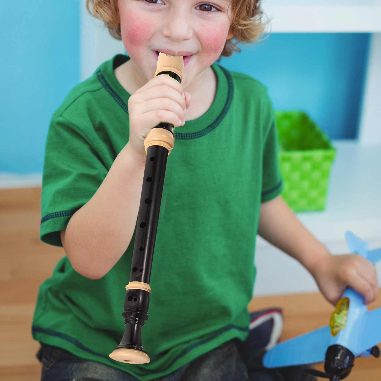 Musical Instrument A Recorder - 1Set Alat Musik Resin 8 Lubang