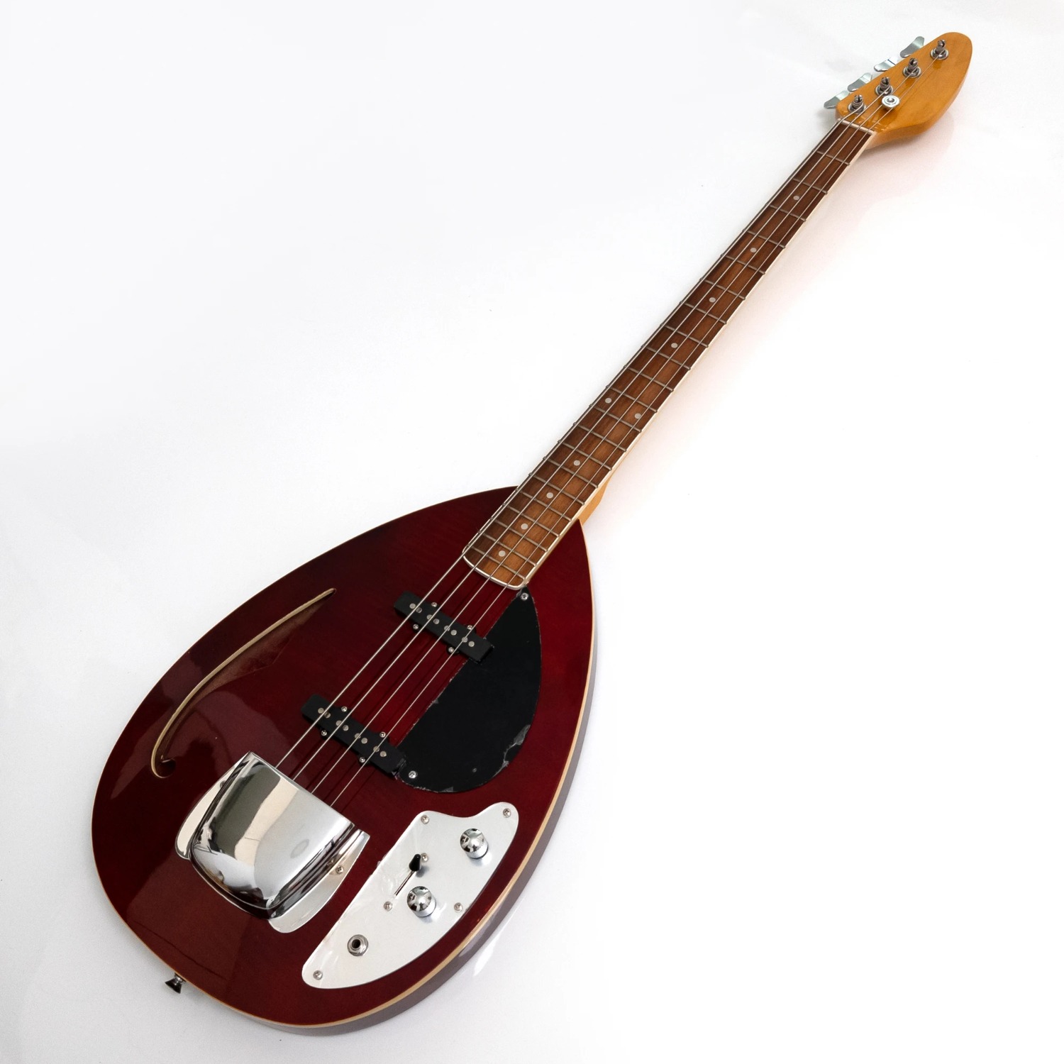 Bass Guitar Fretless - Gitar Bass Elektrik Semi Hollow Body