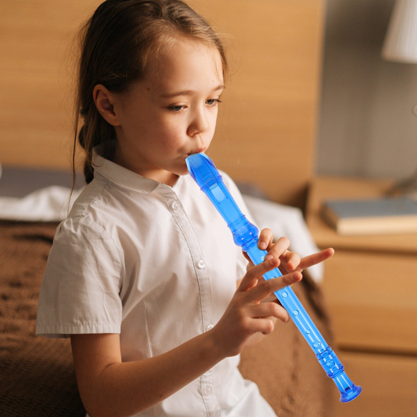 Musical Instrument A Recorder - 2 Buah Perekam Soprano 8 Lubang