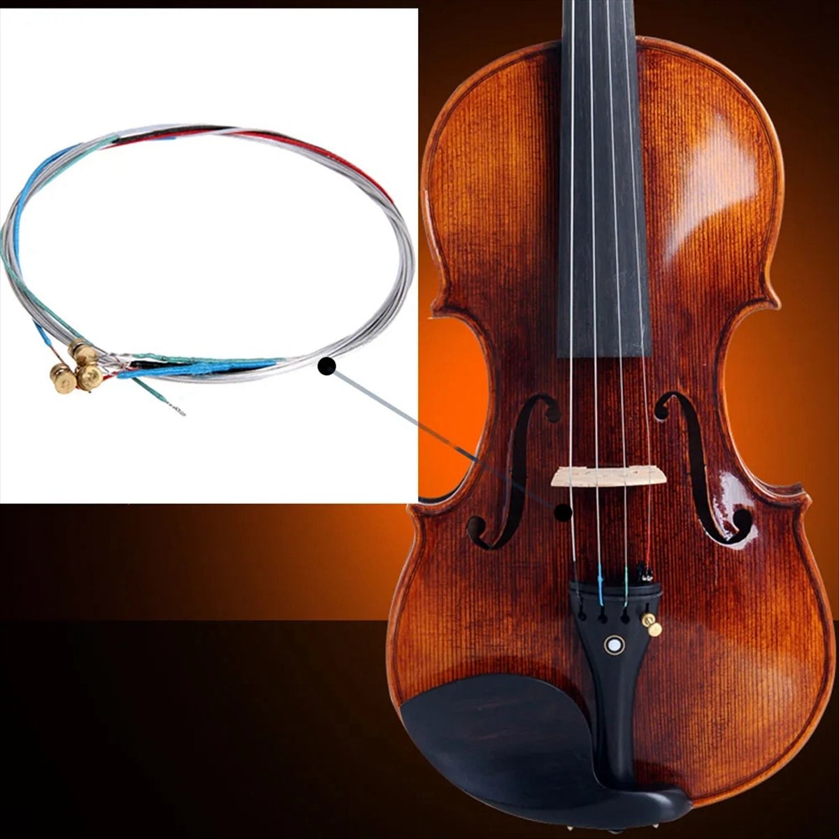 Musical Instrument Violin - Senar Biola ABPF 4/4 Profesional Set