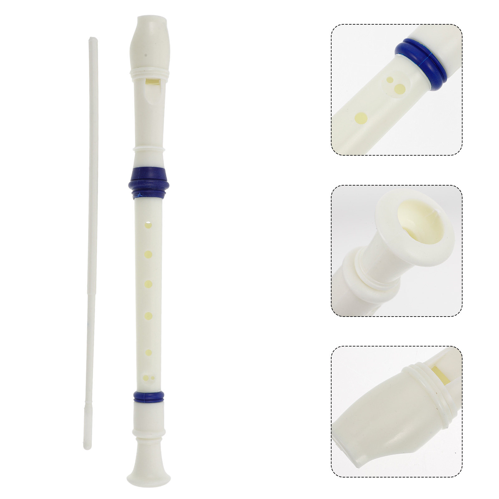 Musical Instrument A Recorder - Rekorder 8-Lubang Plastik, Klarinet 8-Lubang Portabel,