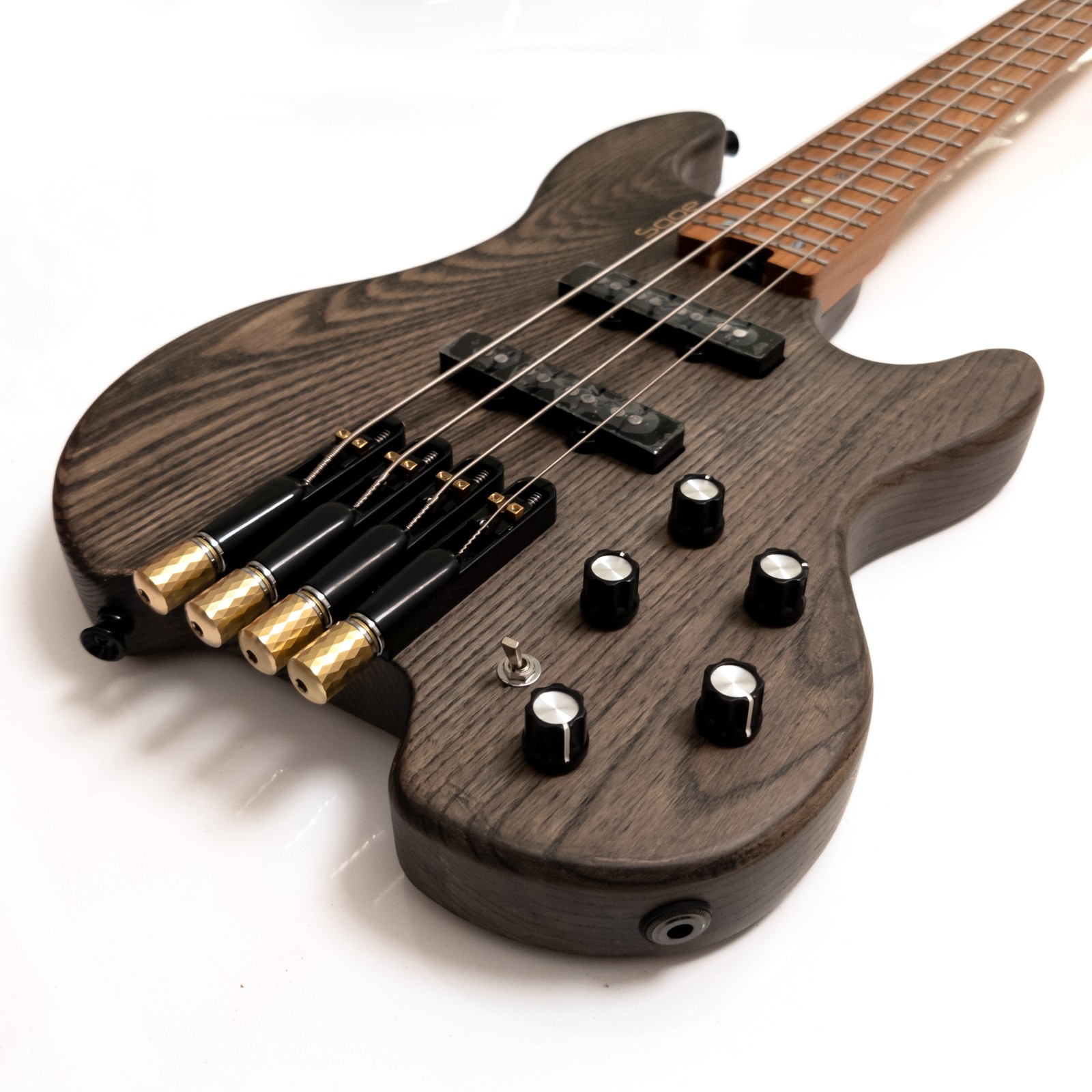Bass Guitar Fretless - Gitar Bass 4 Senar Tanpa Kepala,
