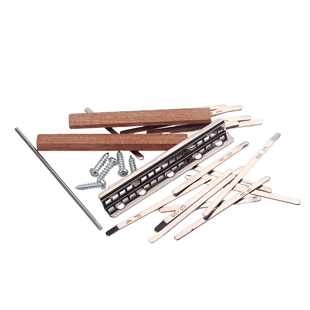 Musical Instrument Diy - Kalimba 17 Kunci DIY Parts Kit