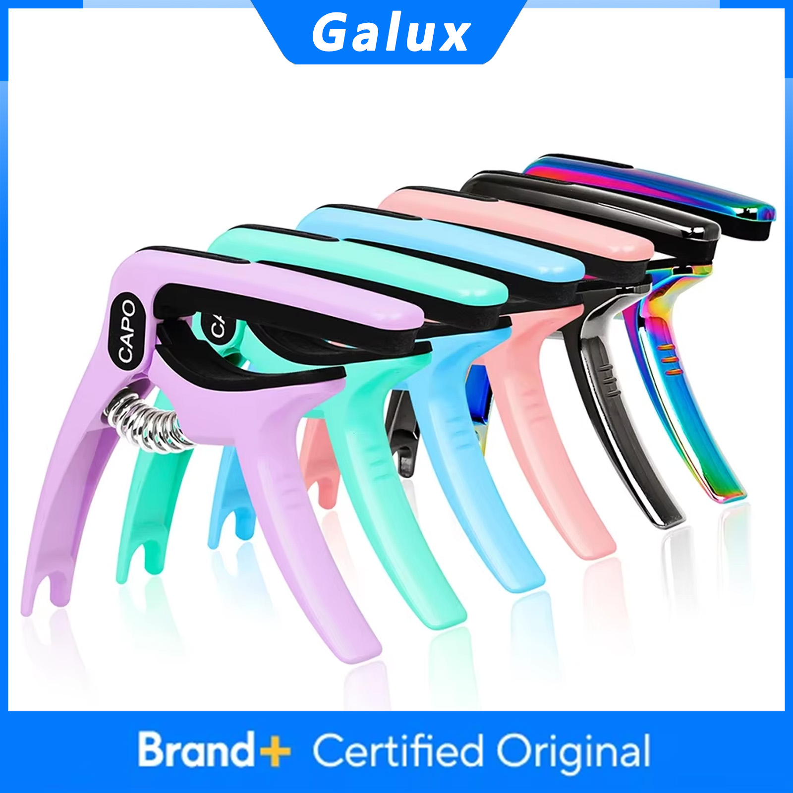 Acoustic Guitar Dreadnought - GALUX Guitar Capo Quick Metal Change