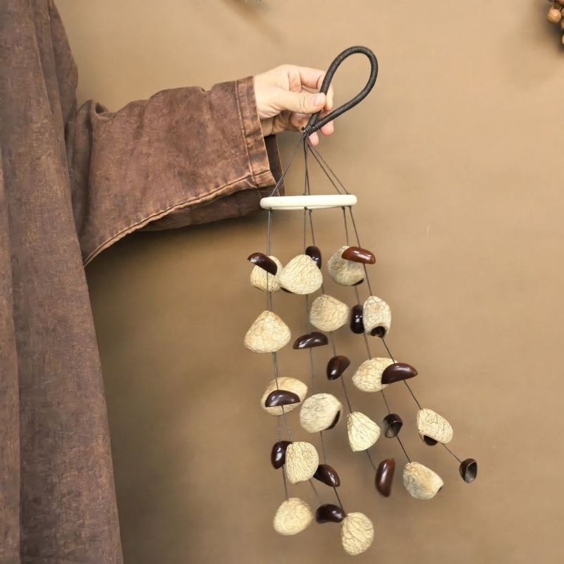 Musical Instrument Chimes - Lonceng Cangkang Kacang Penyembuh Suara Meditasi