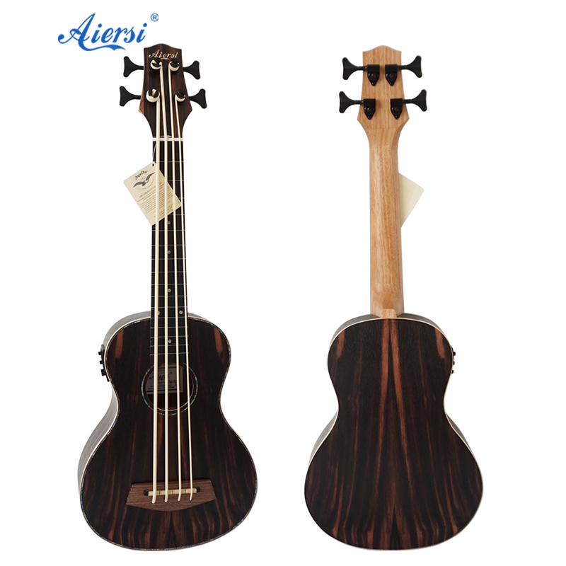 Bass Guitar Fretless - Buatan Tiongkok merek Aiersi kustom Java