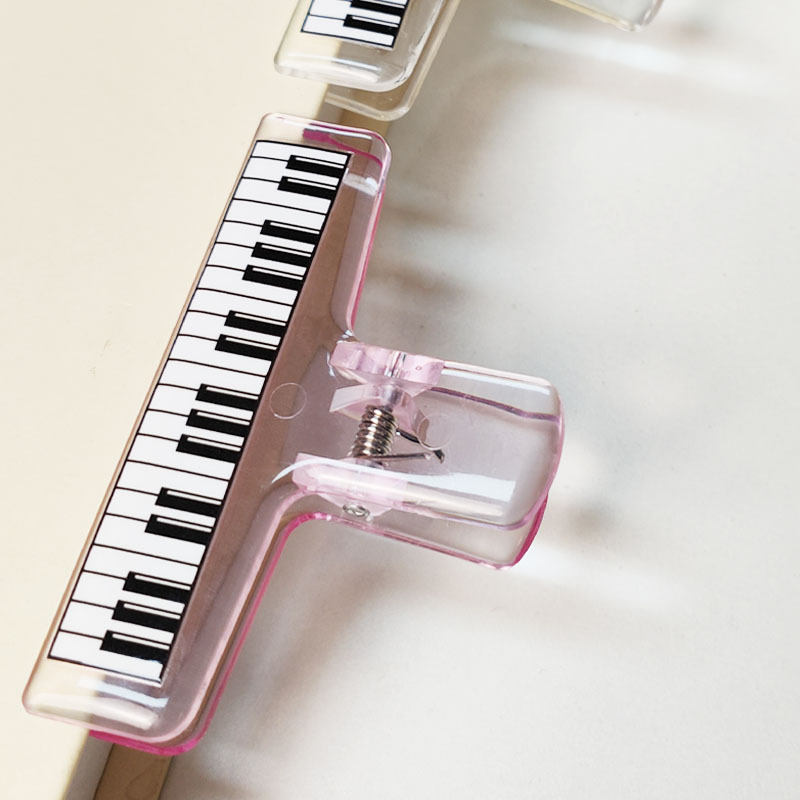 Musical Instruments List - 1 Buah Klip Akrilik Transparan Pola