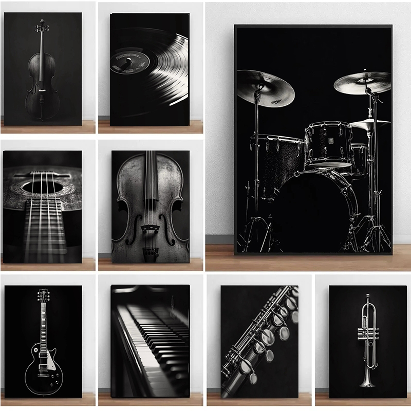 Musical Instrument Images - Poster Fotografi Alat Musik Klasik Biola