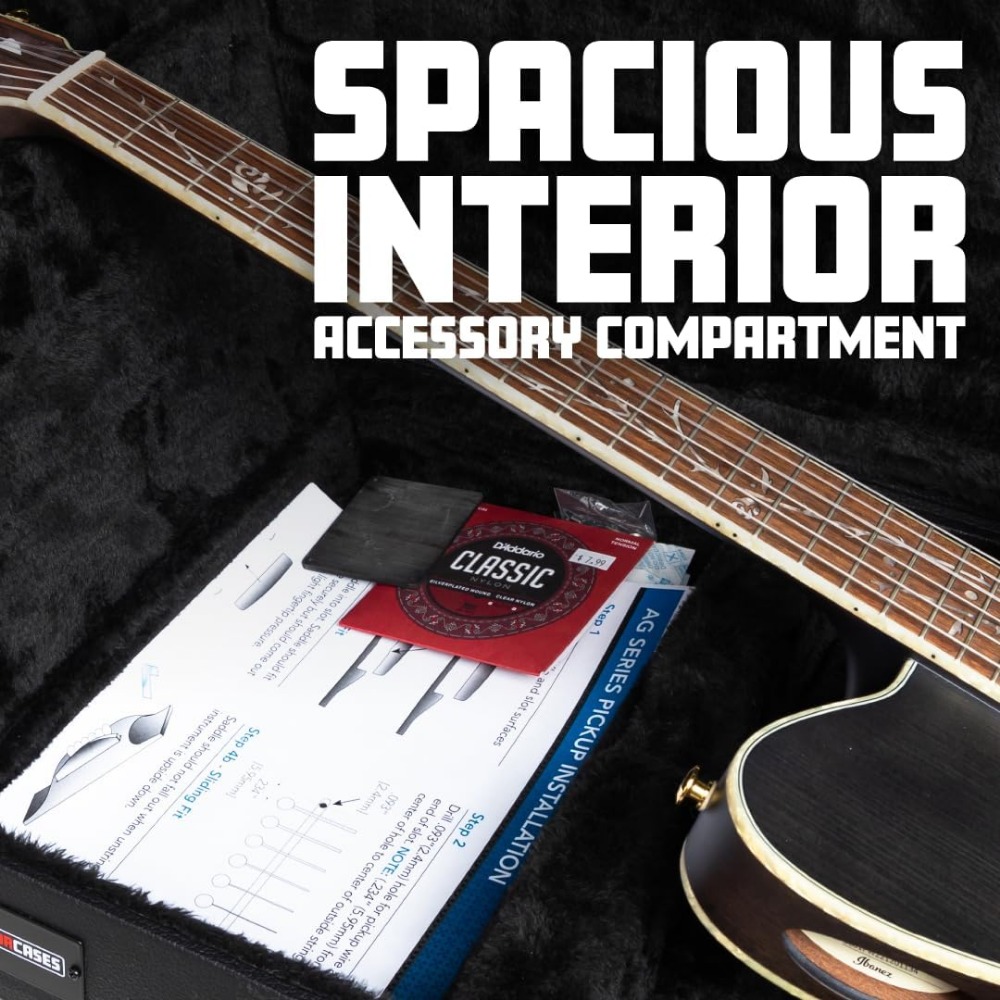 Kotak Kayu Keras Tradisional u - Acoustic Guitar Dreadnought ulasan dan harga