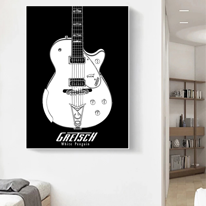 Alat Musik Gitar Listrik Poste - Musical Instrument Painting ulasan dan harga