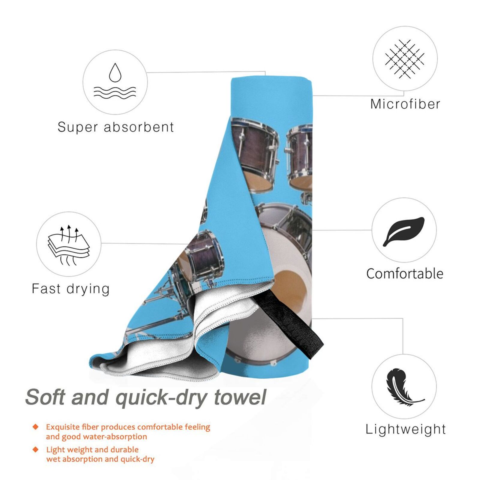 Ilustrasi Drum Handuk Mandi Ba - Musical Instrument Images ulasan dan harga