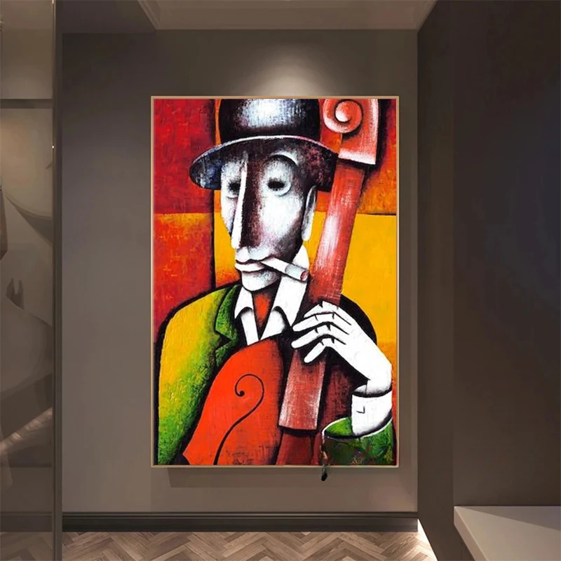 Abstrak Picasso Karya Seni Pri - Musical Instrument Images ulasan dan harga