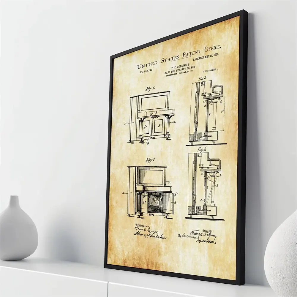 Poster Seni Dinding Alat Musik - Musical Instrument Painting ulasan dan harga