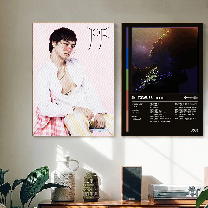 Poster Penyanyi Rapper Pop J-J - Musical Instrument Painting ulasan dan harga