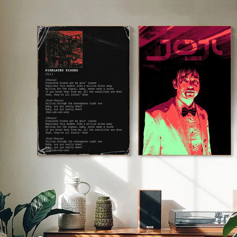 Poster Penyanyi Rapper Pop J-J - Musical Instrument Painting ulasan dan harga