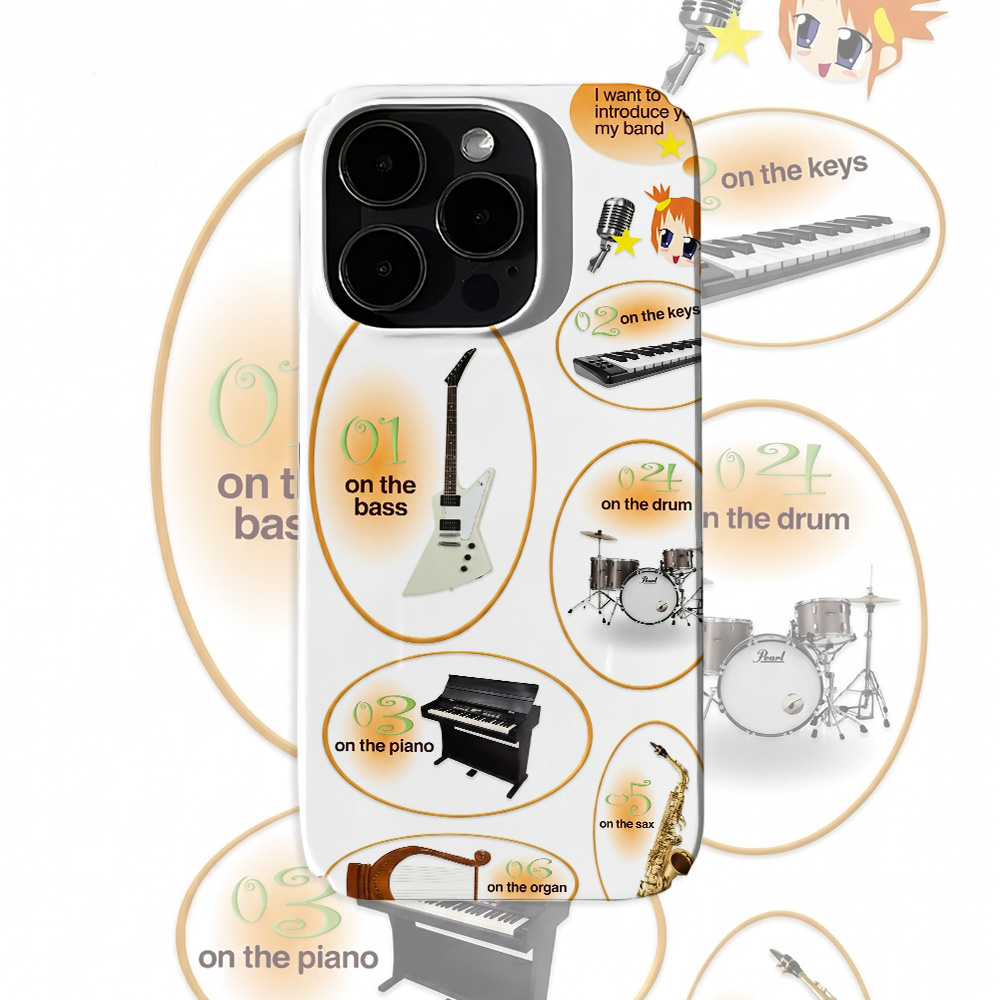 Casing HP Anime Band Musical I - Musical Instruments List ulasan dan harga