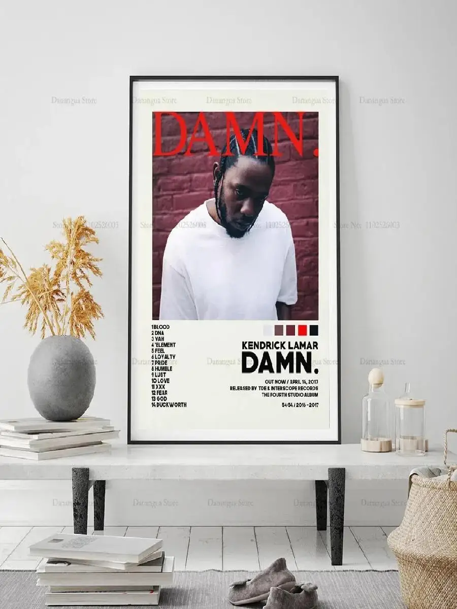 Kendrick Lamar Good Kid Maad C - Musical Instrument Painting ulasan dan harga