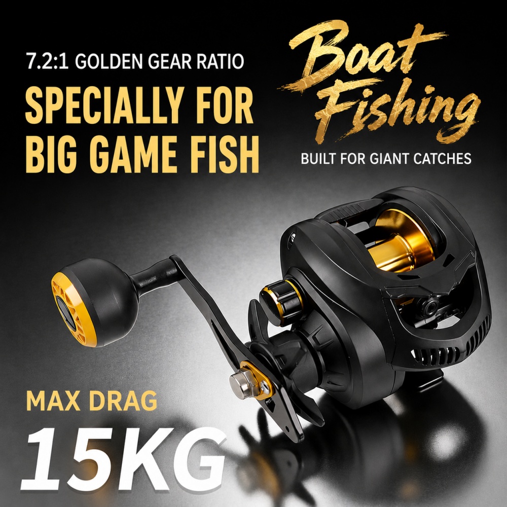Reel Baitcasting Heavy Duty 7. - Djembe Hand Drum ulasan dan harga