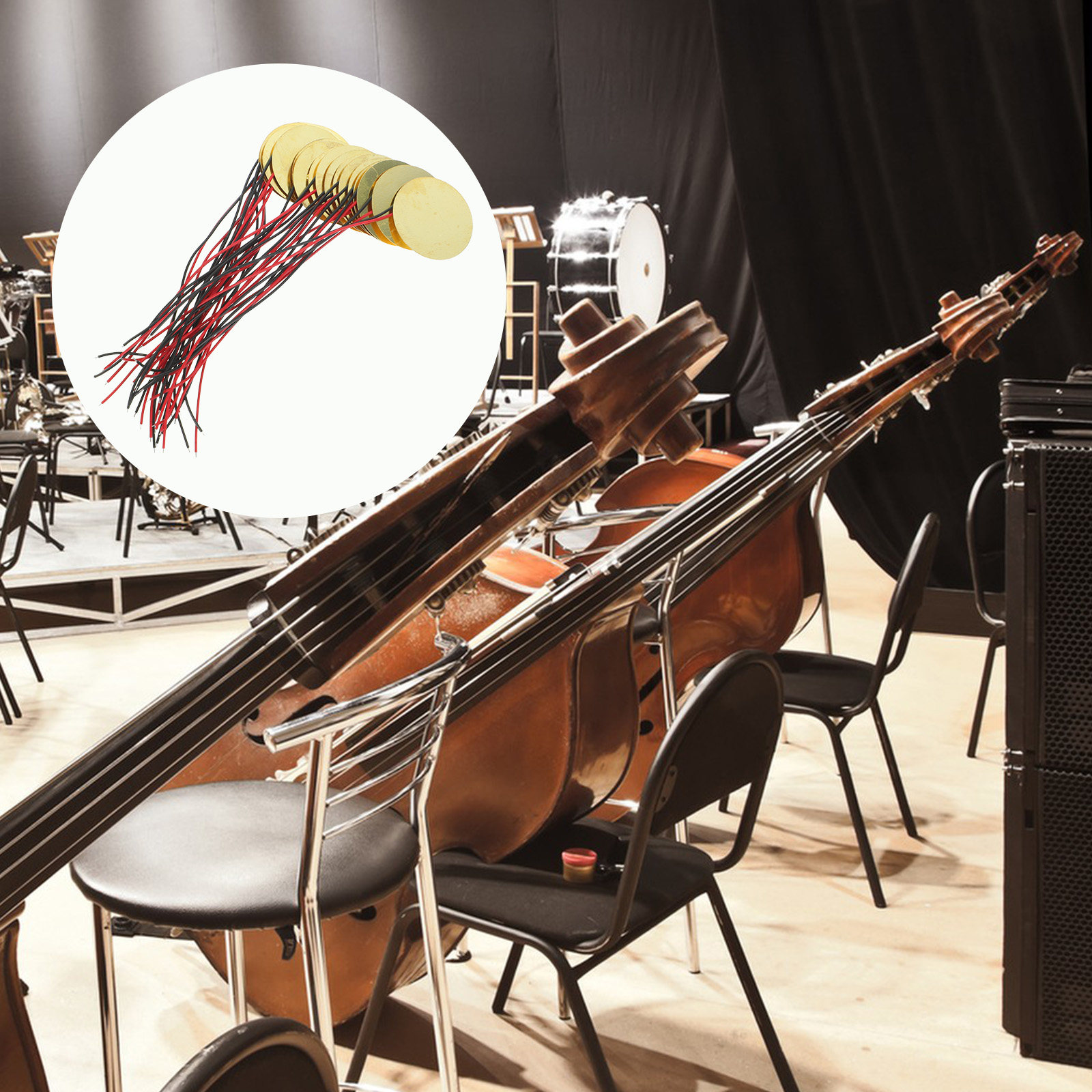 20 Buah Disk Piezo Tembaga Tra - Musical Instrument Violin ulasan dan harga
