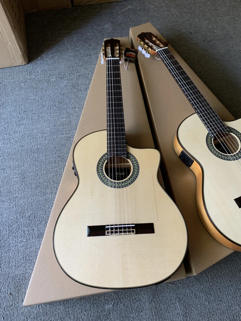 Gitar Flamenco Elektrik Buatan - Acoustic Guitar Dreadnought ulasan dan harga