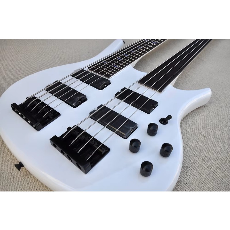 Gitar Bass Elektrik Double Nec - Bass Guitar Fretless ulasan dan harga