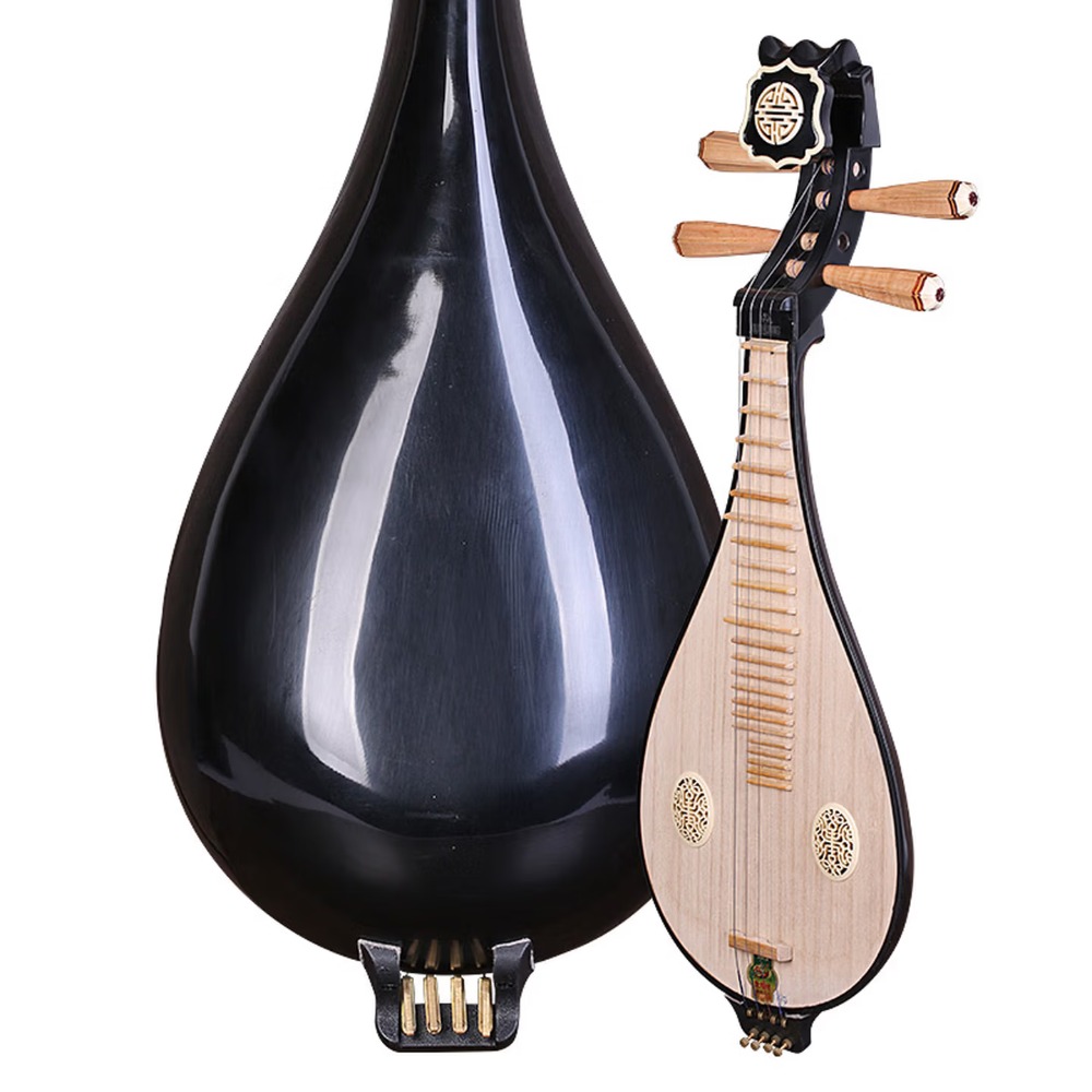 654 Liuqin (Tu Pipa) Kayu Cata - Musical Instrument With A ulasan dan harga