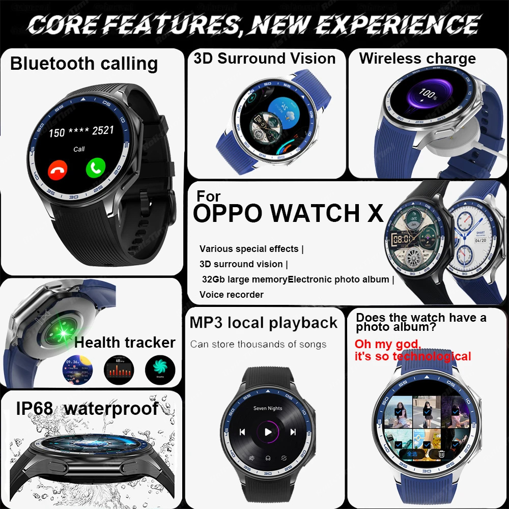 Jam tangan pintar AMOLED 1.43  - Musical Instrument Japanese ulasan dan harga