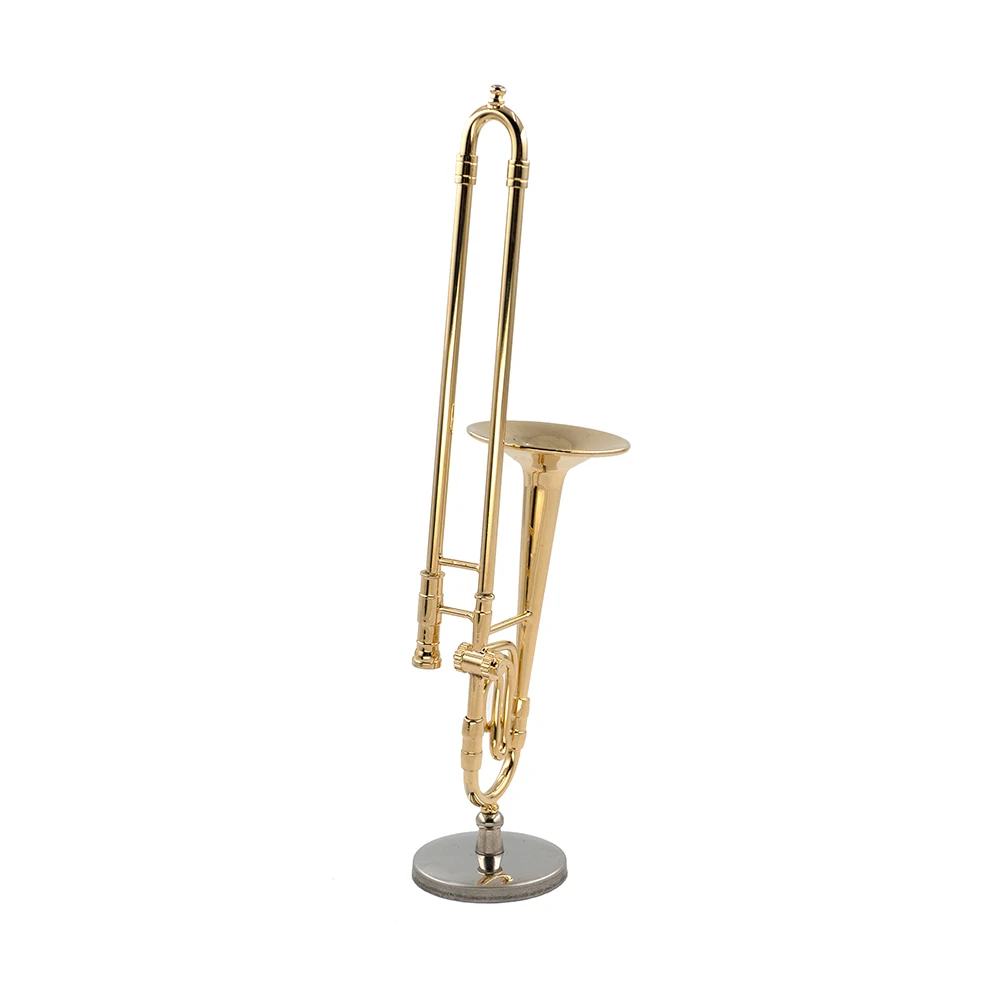 Miniatur Tembaga Murni Trombon - Musical Instrument Diy ulasan dan harga