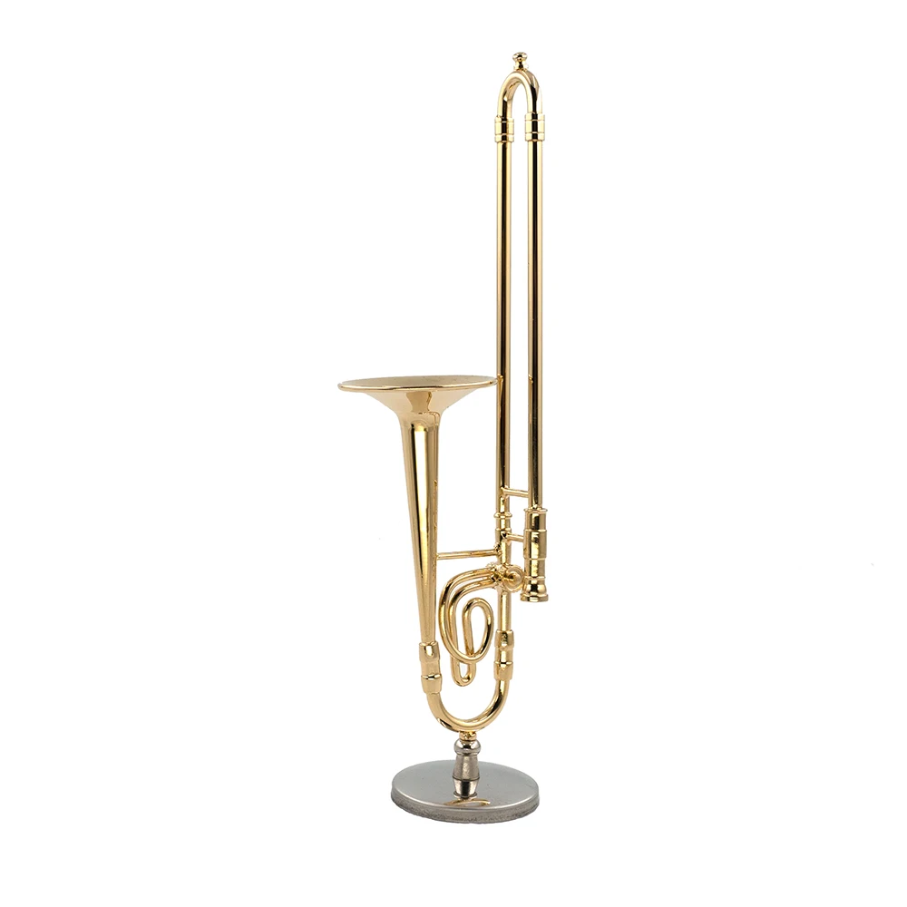 Miniatur Tembaga Murni Trombon - Musical Instrument Diy ulasan dan harga