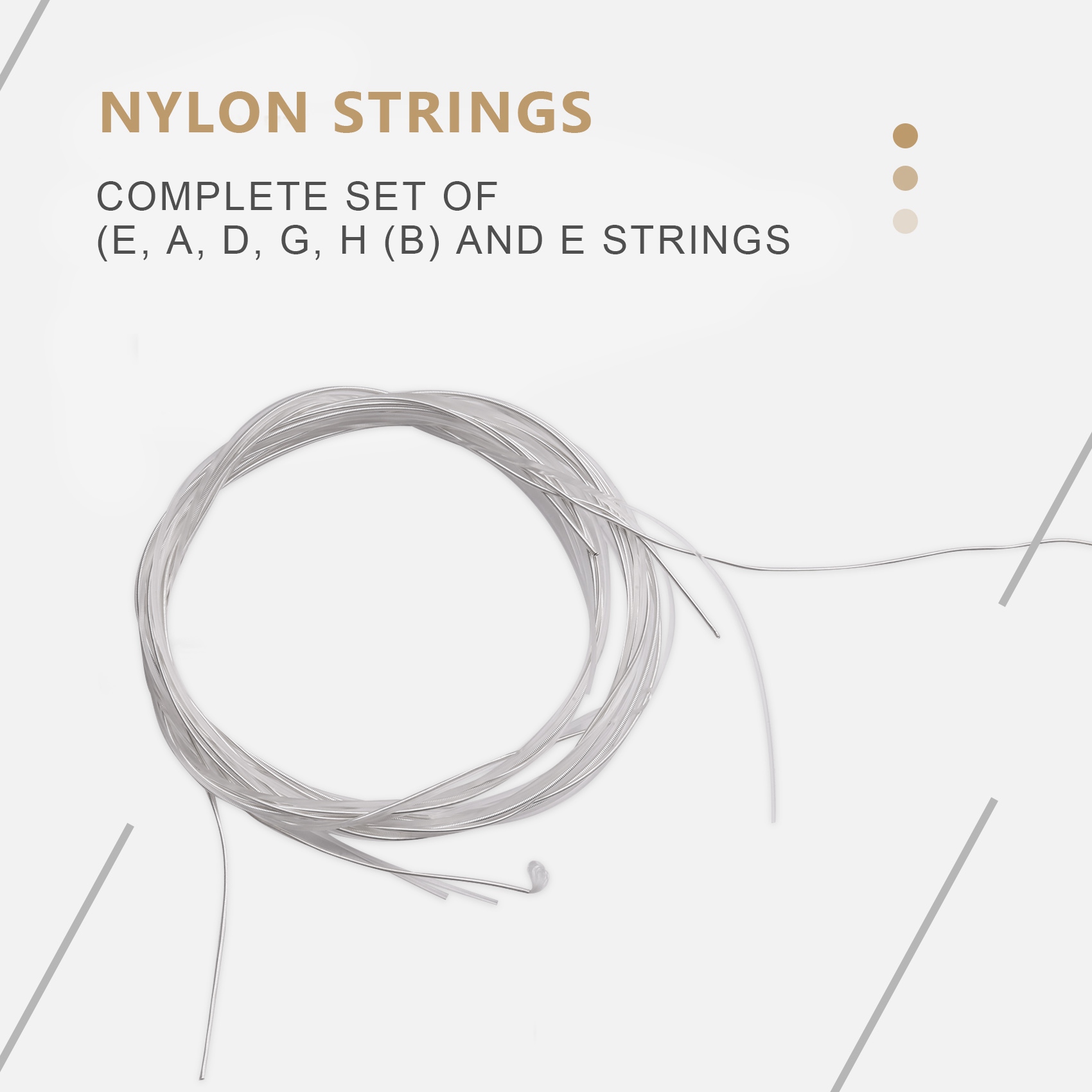Senar nilon 6X untuk gitar kla - Classical Guitar Nylon ulasan dan harga