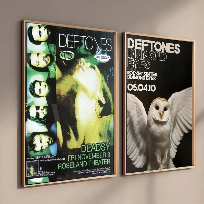 Poster Band Retro Deftones Est - Musical Instrument Painting ulasan dan harga