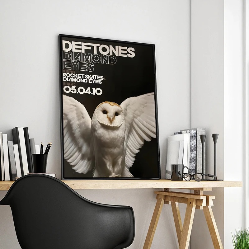 Poster Band Retro Deftones Est - Musical Instrument Painting ulasan dan harga