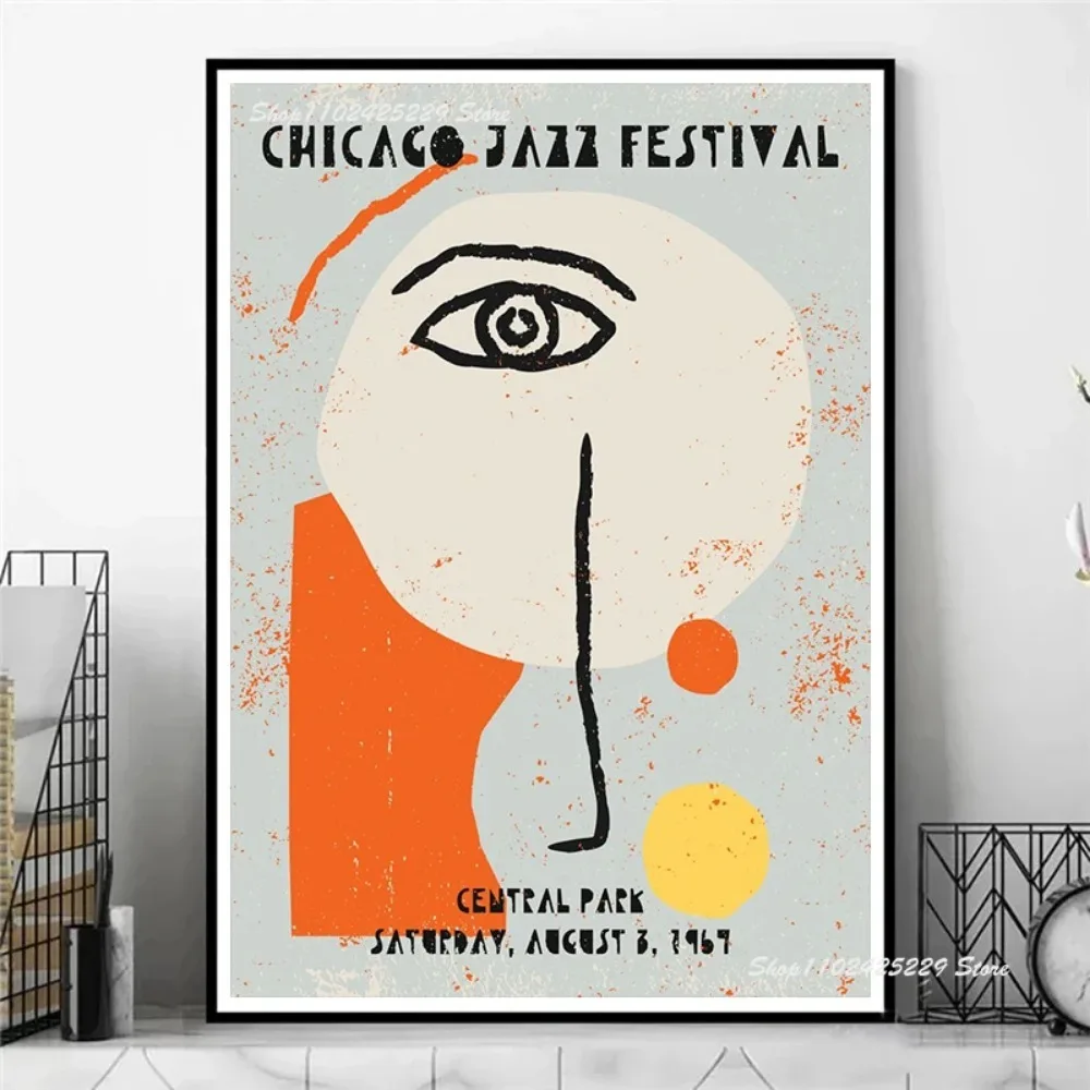 Lukisan Cetak Kanvas Gaya Retr - Musical Instrument Painting ulasan dan harga