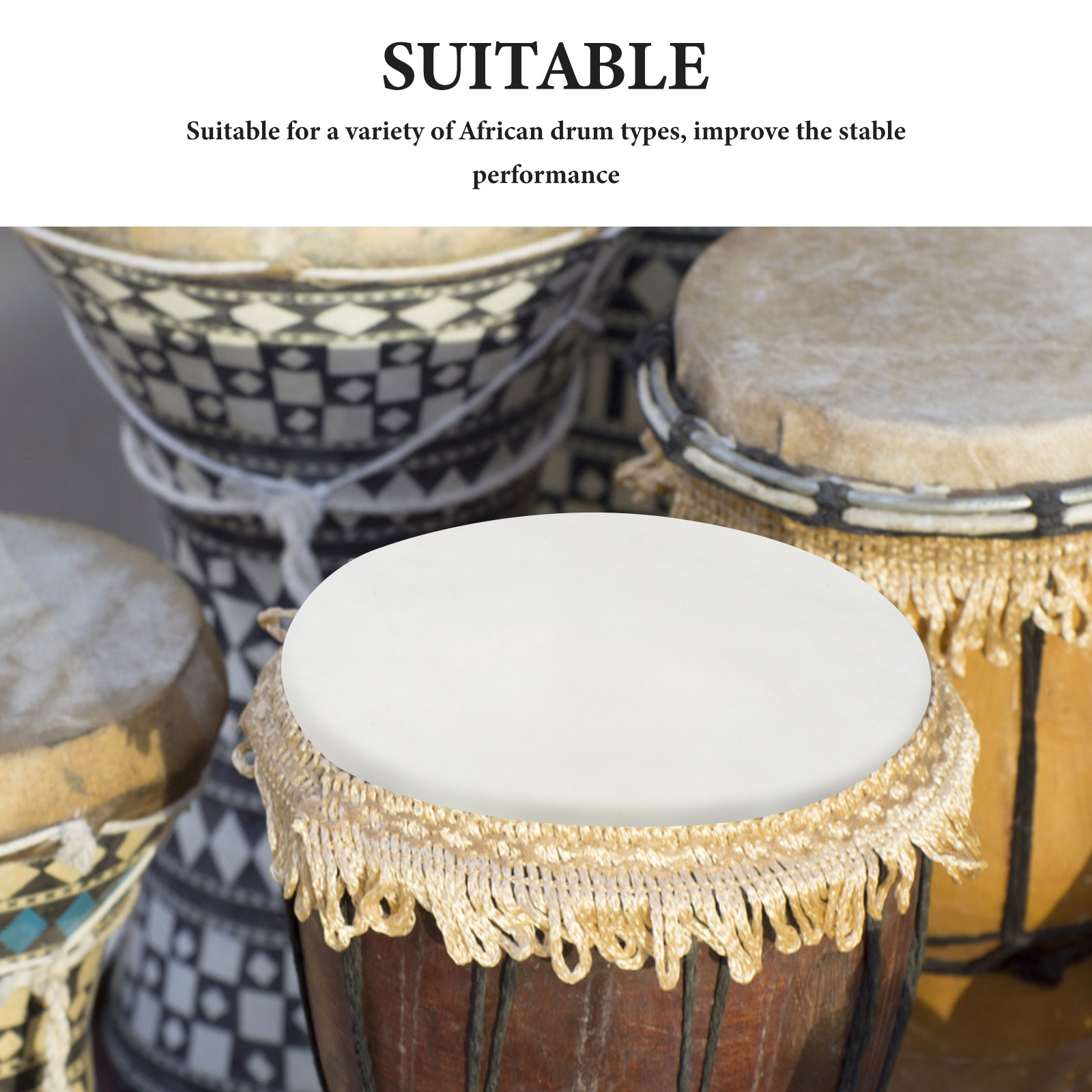 Kulit Kambing Asli 59.5cm, Kep - Djembe Hand Drum ulasan dan harga