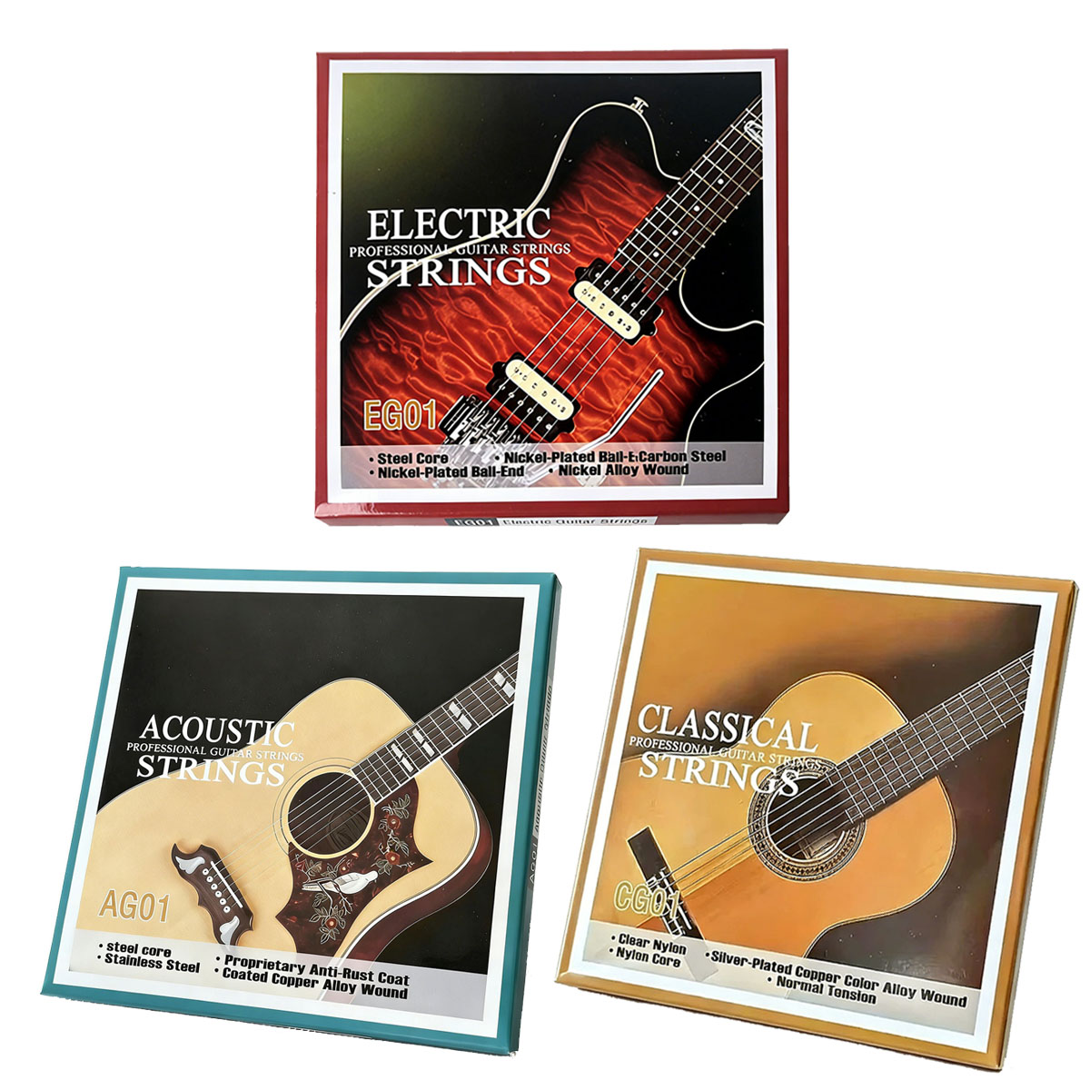 Miwayer 1 Set Koleksi Senar Gi - Acoustic Guitar Dreadnought ulasan dan harga