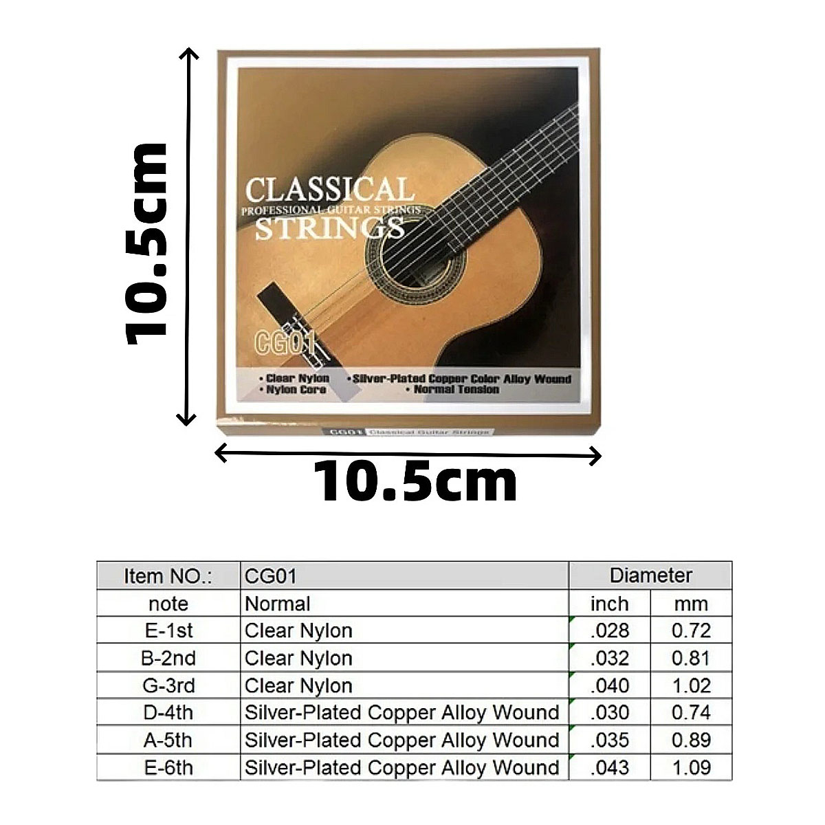 Miwayer 1 Set Koleksi Senar Gi - Acoustic Guitar Dreadnought ulasan dan harga