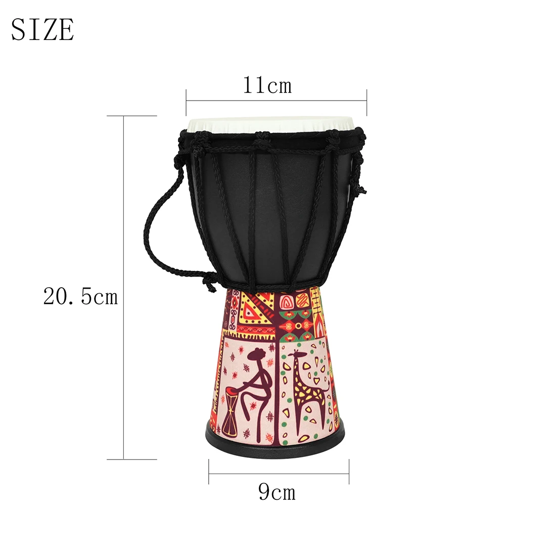 Drum Afrika 4 Inci, Drum ABS,  - Djembe Hand Drum ulasan dan harga