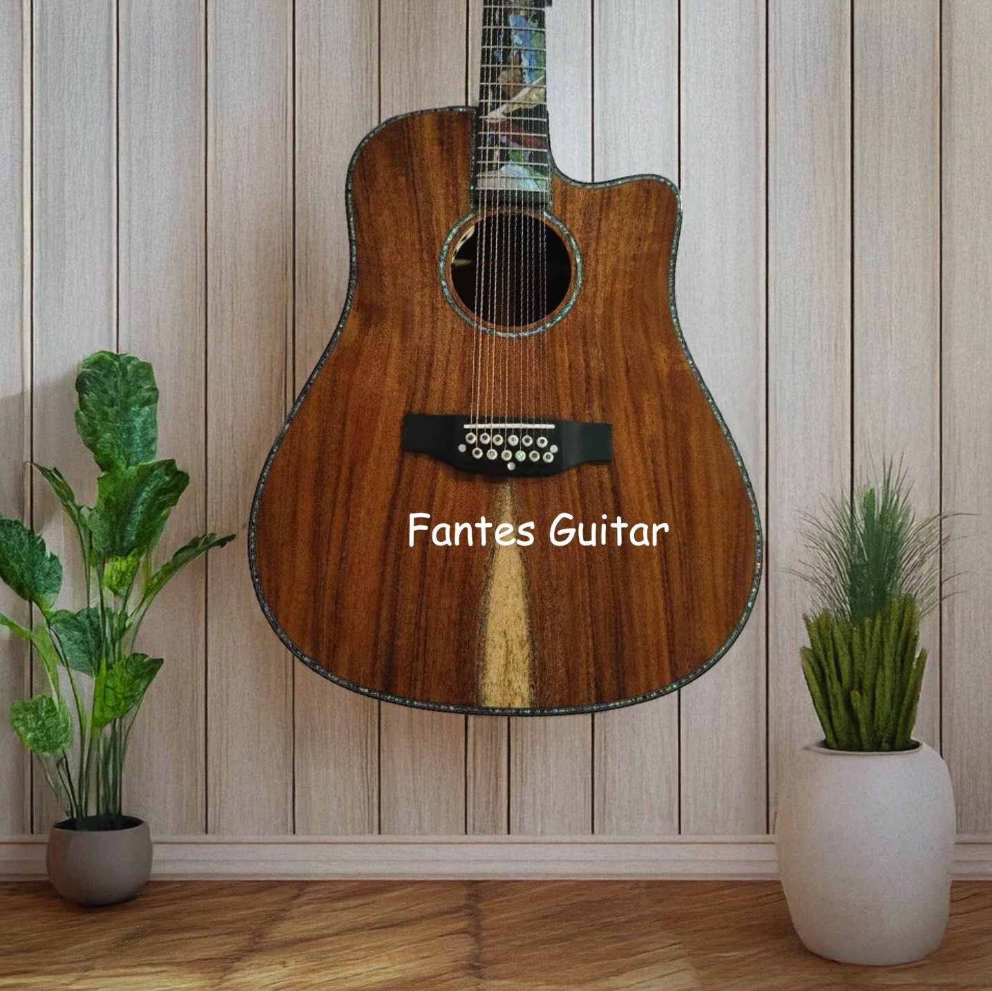 Gitar Akustik Elektrik Deluxe  - Acoustic Guitar Dreadnought ulasan dan harga