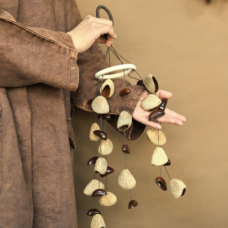 Lonceng Cangkang Kacang Penyem - Musical Instrument Chimes ulasan dan harga