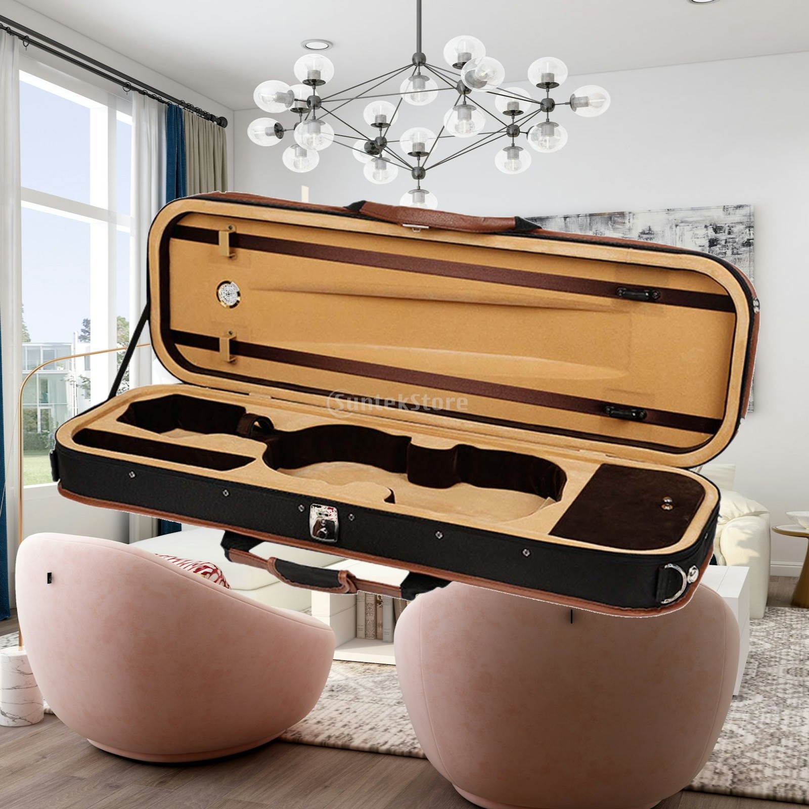 Kotak Penyimpanan Biola Tas Pe - Musical Instrument Violin ulasan dan harga
