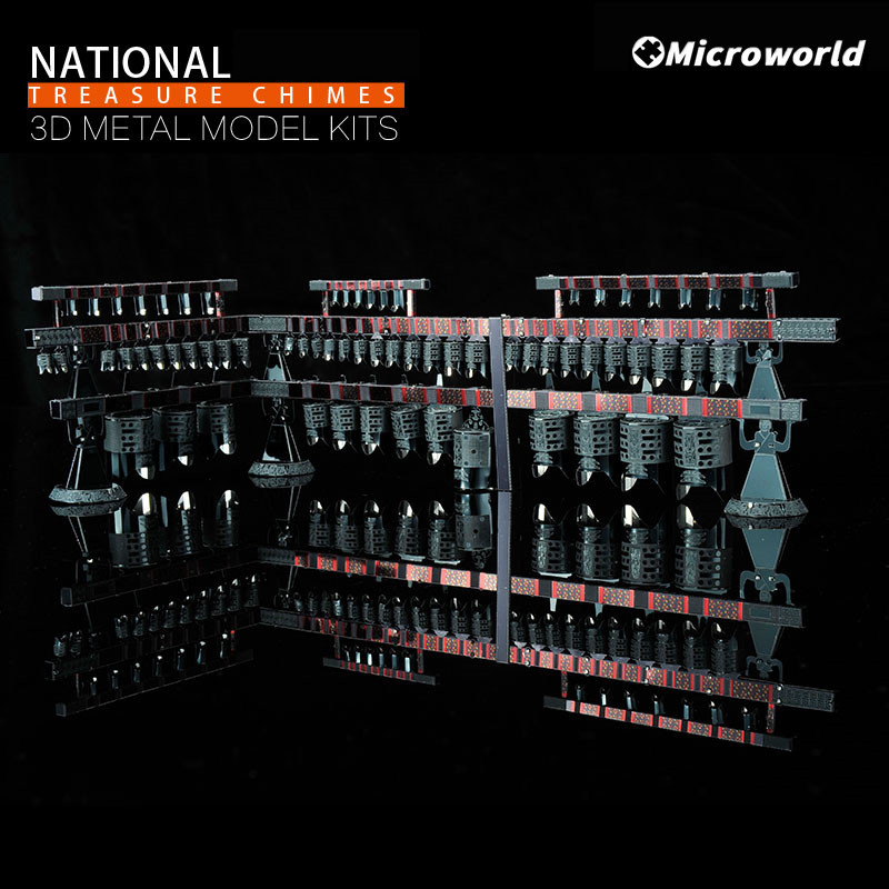 Microworld Kit bel Cina, teka- - Musical Instrument Chimes ulasan dan harga