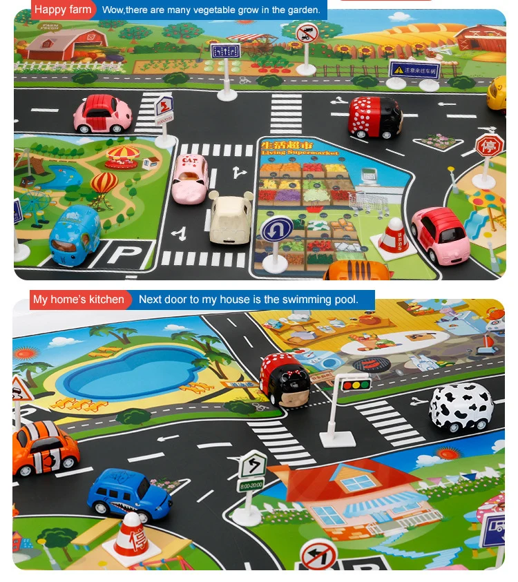 Tikar bermain bayi taman mobil - Musical Instrument Park ulasan dan harga