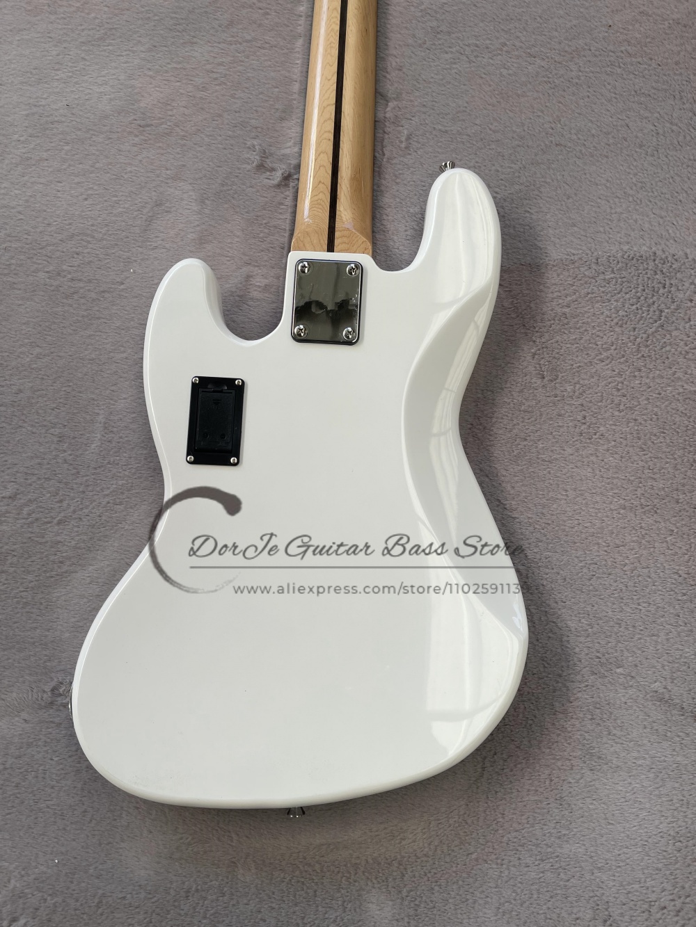 Gitar Bass Putih 5 Senar, Jemb - Bass Guitar Fretless ulasan dan harga