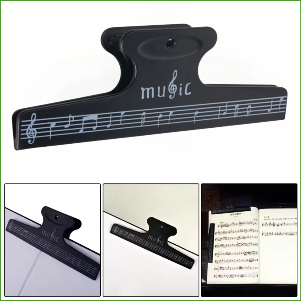Klip Penjepit Buku Not Musik,  - Musical Instruments List ulasan dan harga