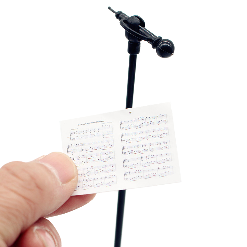 2 buah/set 1:12 miniatur rumah - Musical Instrument Images ulasan dan harga